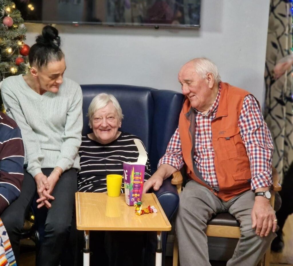 residents sitting together